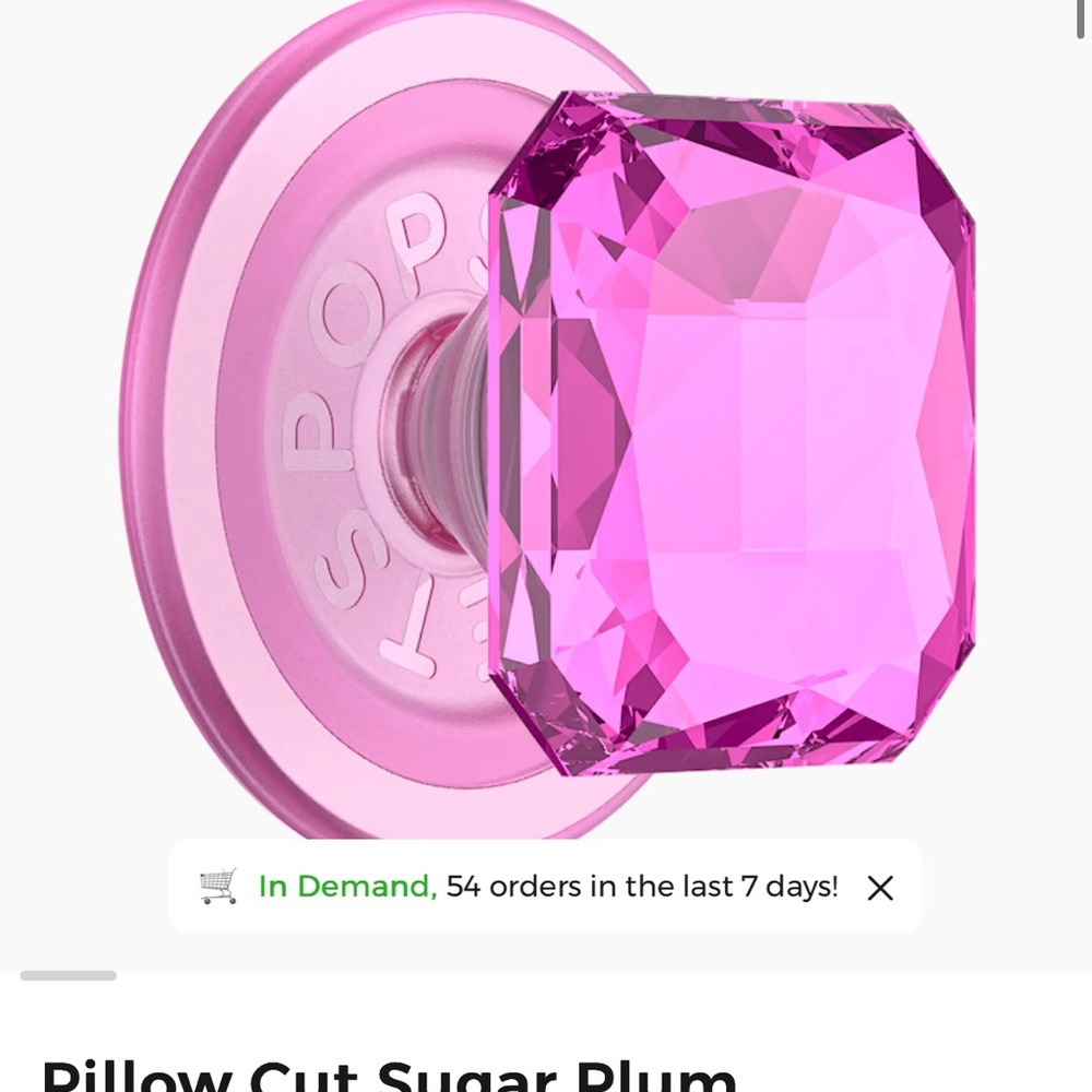 Pink Gemstone Knob